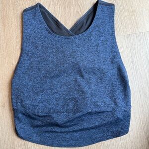 FP Movement by Free People cross back tank top. Dark blue- Size small